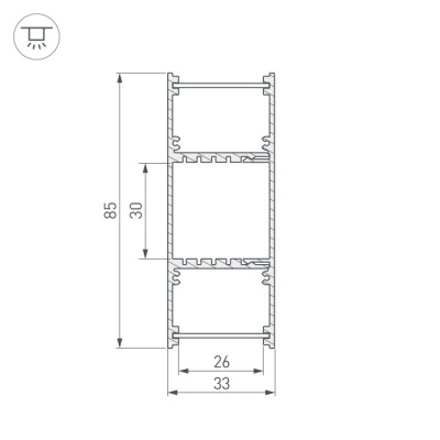 Профиль ARH-WALL 036341