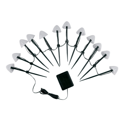 Грунтовый светильник  USL-S-830/PM020 MULTICOLOR MUSHROOMS SET12